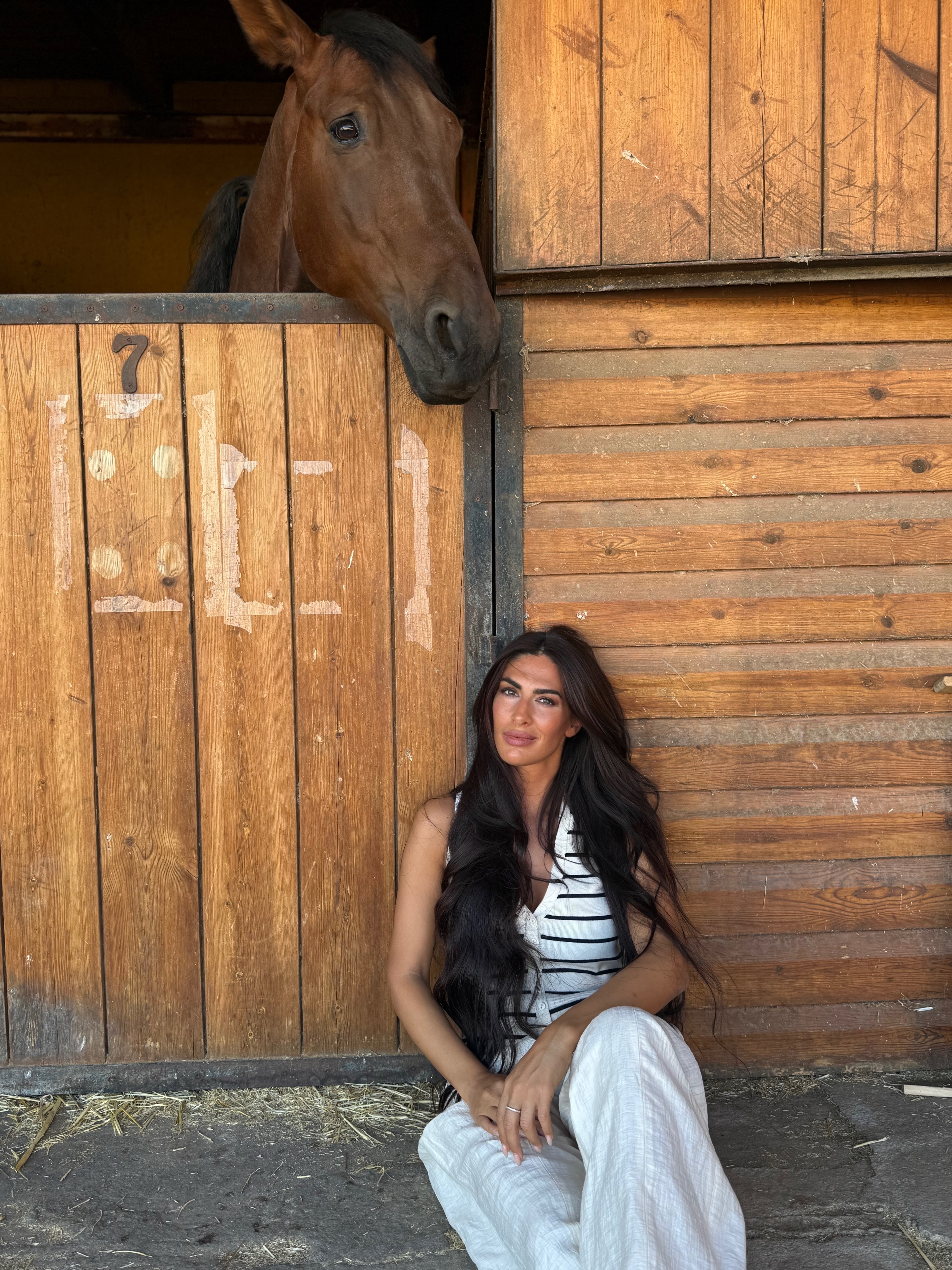 Tan feliz 🐴 🐎 ❤️ @restaurantelahipicamadrid by @gemmacamacho