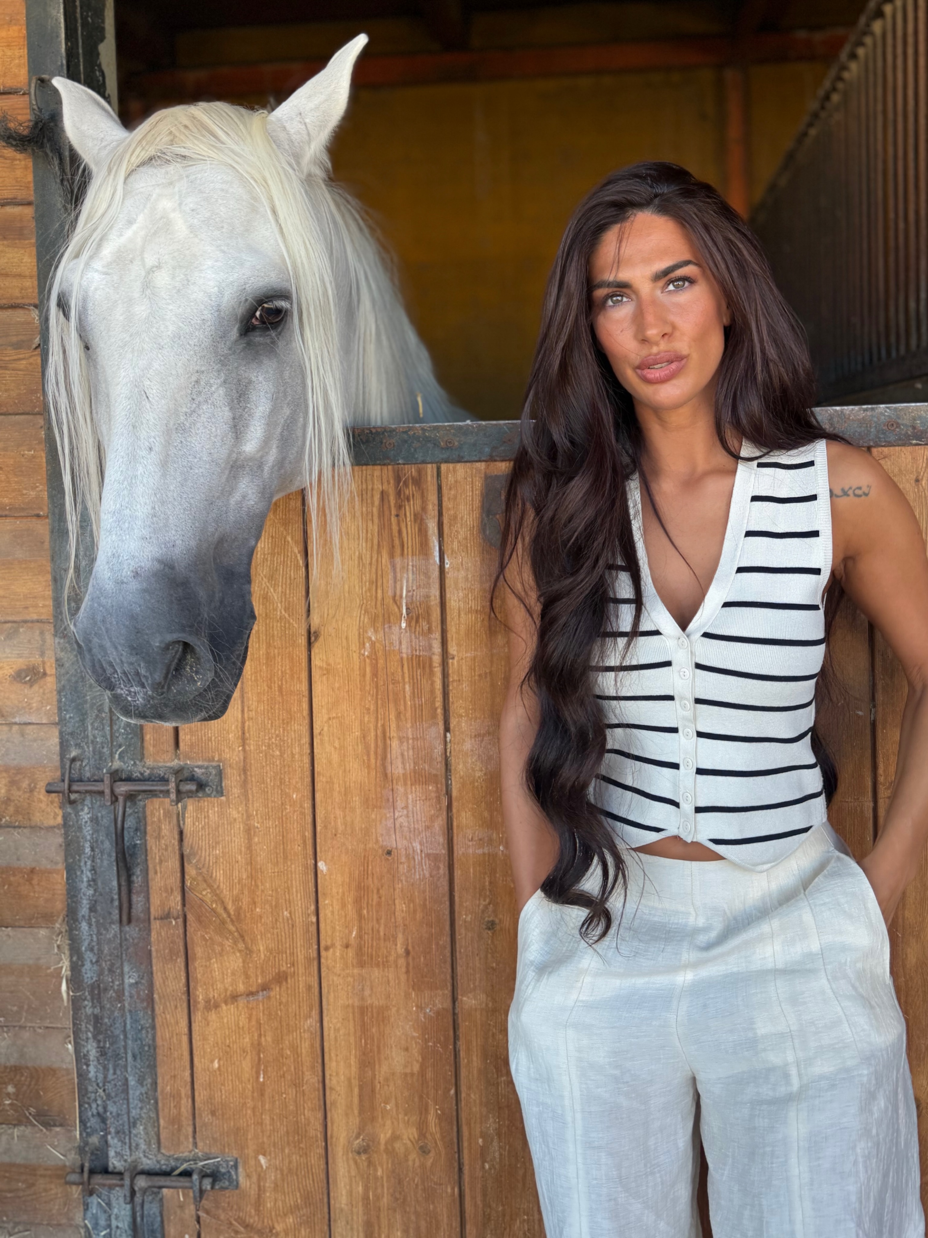 Tan feliz 🐴 🐎 ❤️ @restaurantelahipicamadrid by @gemmacamacho